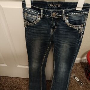 Gently used Grace jeans juniors size 16